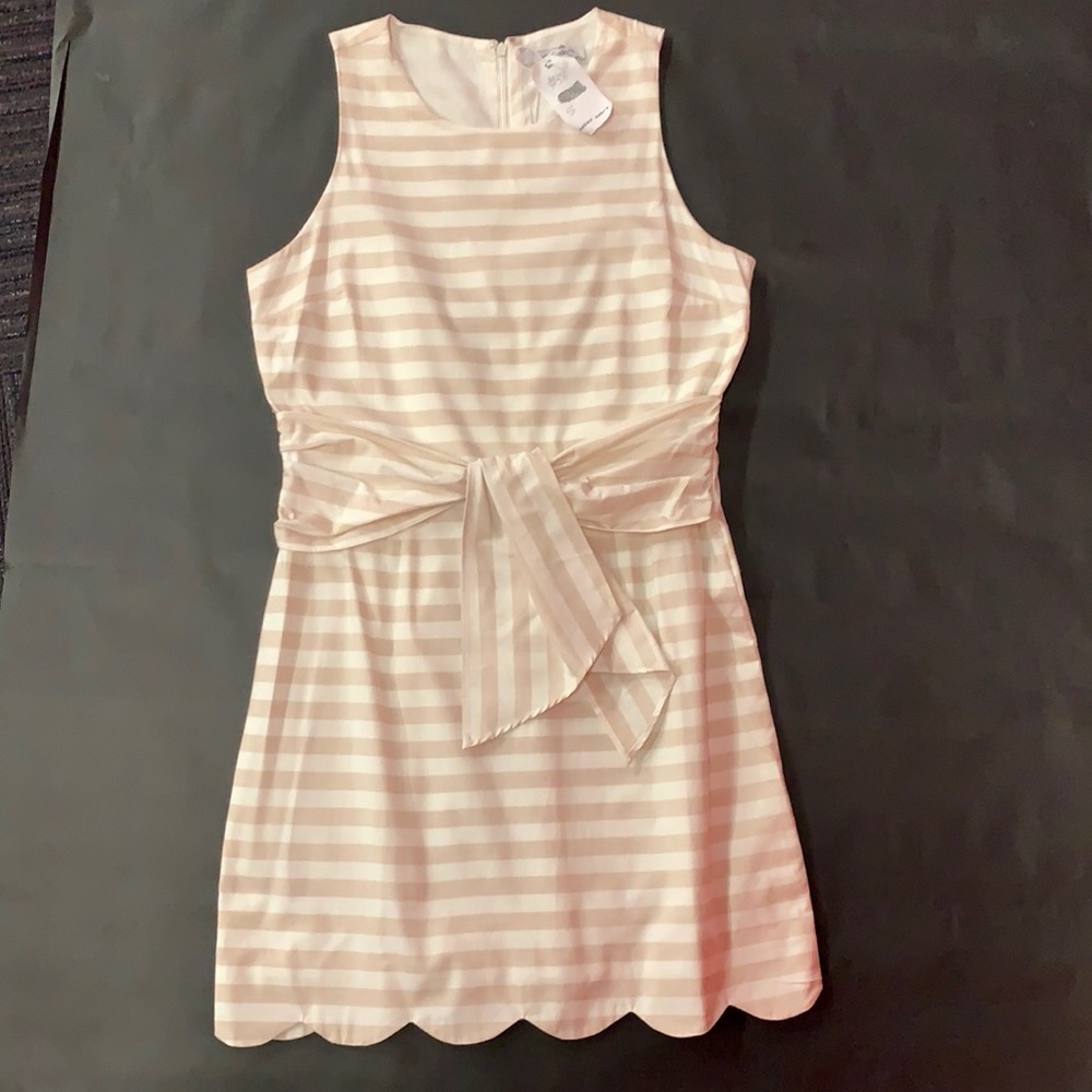 Cream and white dress